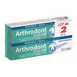 Arthrodont Dentifrice Protect Gel 2X75 ml - Pharmacie Agnès Praden à Alès
