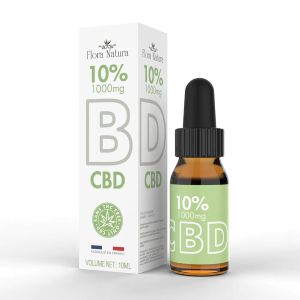 Flora Natura Huile de CBD 10% 10ml - Pharmacie Agnès Praden à Alès