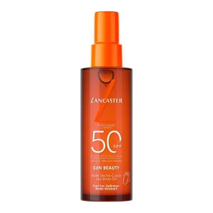 Lancaster Sun Beauty Huile sèche soyeuse accélératrice de bronzage spray SPF50 150 ml - Pharmacie Agnès Praden à Alès