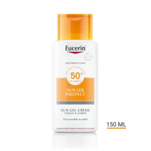  Eucerin Sun Protection Leb Protect Sun Gel-Crème SPF50+ 150 ml - Pharmacie Agnès Praden à Alès