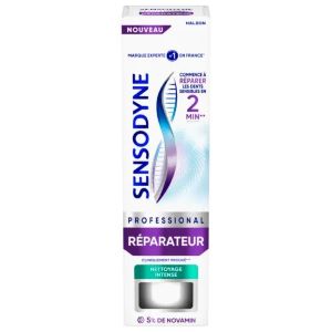 Sensodyne Professional Réparateur Dentifrice Nettoyage Intense, 75 ml - Pharmacie Agnès Praden à Alès