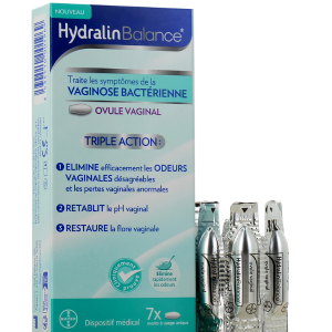 Hydralin Balance ovule vaginal bte 7 - Pharmacie Agnès Praden à Alès