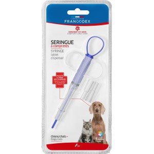 Francodex 1 Seringue à Comprimés Chiens et Chats - Pharmacie Agnès Praden à Alès