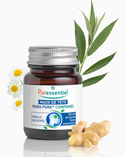 Puressentiel Maux de tête Migra Pure 15 comprimés - Pharmacie Agnès Praden à Alès