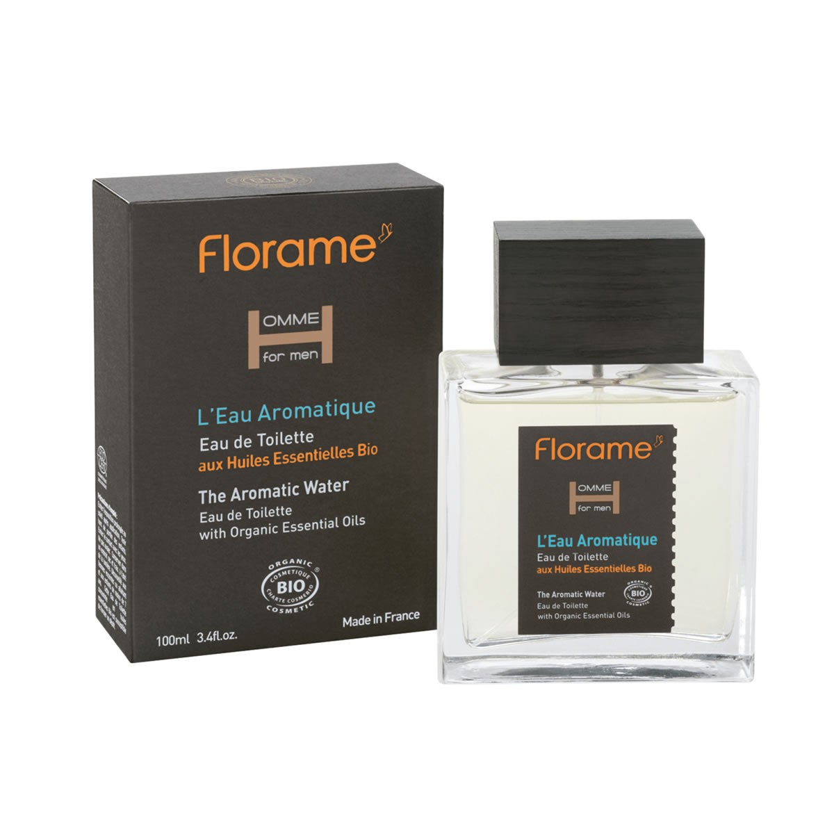 Florame homme eau aromatique 100ml - Pharmacie Agnès Praden à Alès