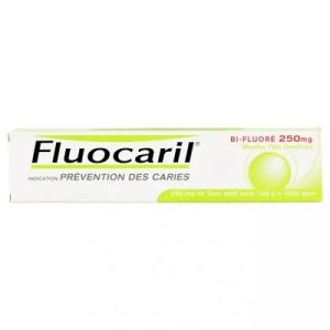 Fluocaril Bi-fluoré 250 mg Pate Dentifrice Menthe 125 ml - Pharmacie Agnès Praden à Alès