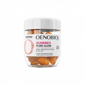 Oenobiol Pure Glow Anti-Imperfections & Éclat 60 Gummies - Pharmacie Agnès Praden à Alès