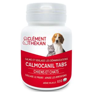 Clement-Thekan Calmocanil Calme et Soulage les Démangeaisons Chiens Chats 30 comprimés - Pharmacie Agnès Praden à Alès