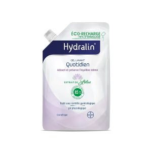 Hydralin Quotidien Gel Lavant 400ml Eco Recharge - Pharmacie Agnès Praden à Alès