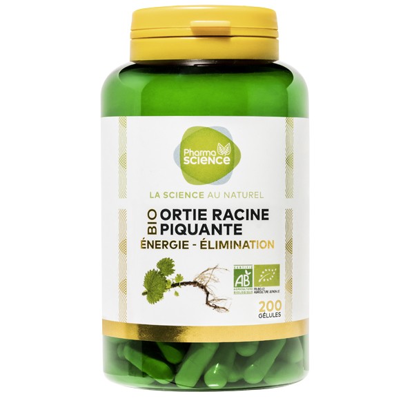 Pharmascience ortie racine piquante bio 200 gélules - Pharmacie Agnès Praden à Alès