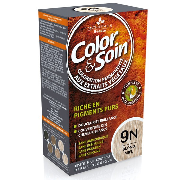 Les 3 Chênes Color & Soin 9N Blond Miel 135ml - Pharmacie Agnès Praden à Alès