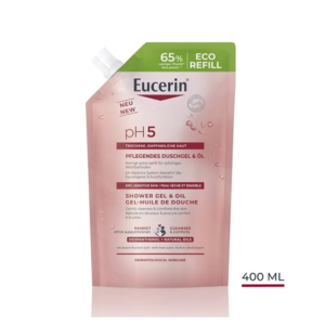Eucerin pH5 Gel-Huile de Douche Éco-recharge 400ml - Pharmacie Agnès Praden à Alès