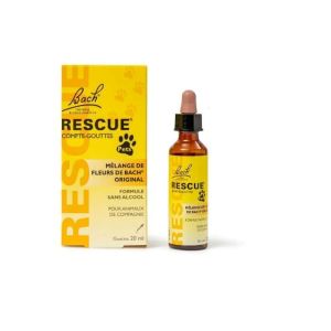 Fleur de Bach Rescue Pets (Animaux) Jours  Compte-Gouttes 20 Ml - Pharmacie Agnès Praden à Alès