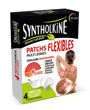 SYNTHOLKINE PATCH FLEXIBLE BTE 4 - Pharmacie Agnès Praden à Alès