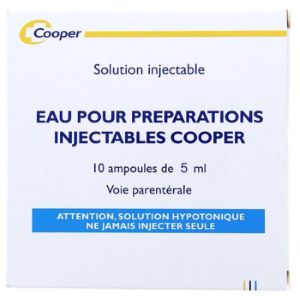 Cooper Eau Pour Préparations Injectables 10 Ampoules 5ml - Pharmacie Agnès Praden à Alès