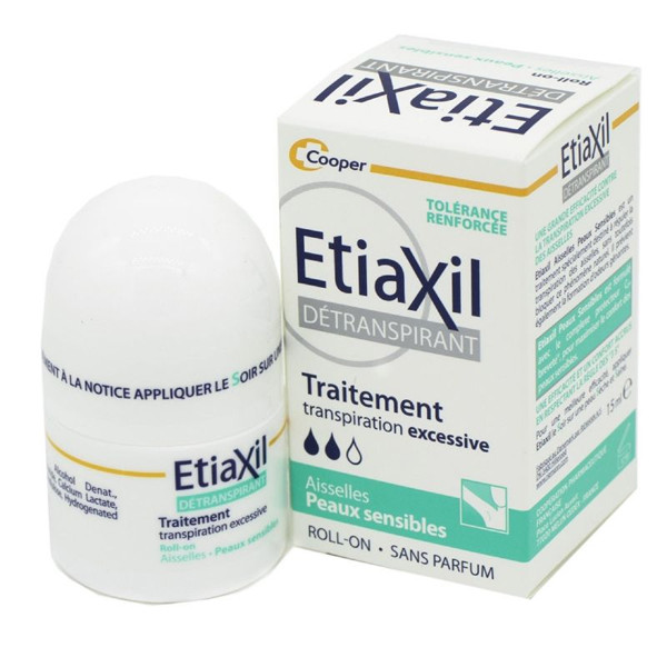 Etiaxil détranspirant aisselles peaux sensibles roll on 15ml - Pharmacie Agnès Praden à Alès