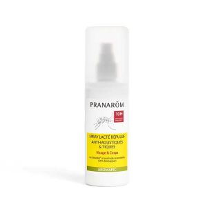 Pranarôm Aromapic Spray Lacté Répulsif Anti-Moustique & Tiques 100ml - Pharmacie Agnès Praden à Alès