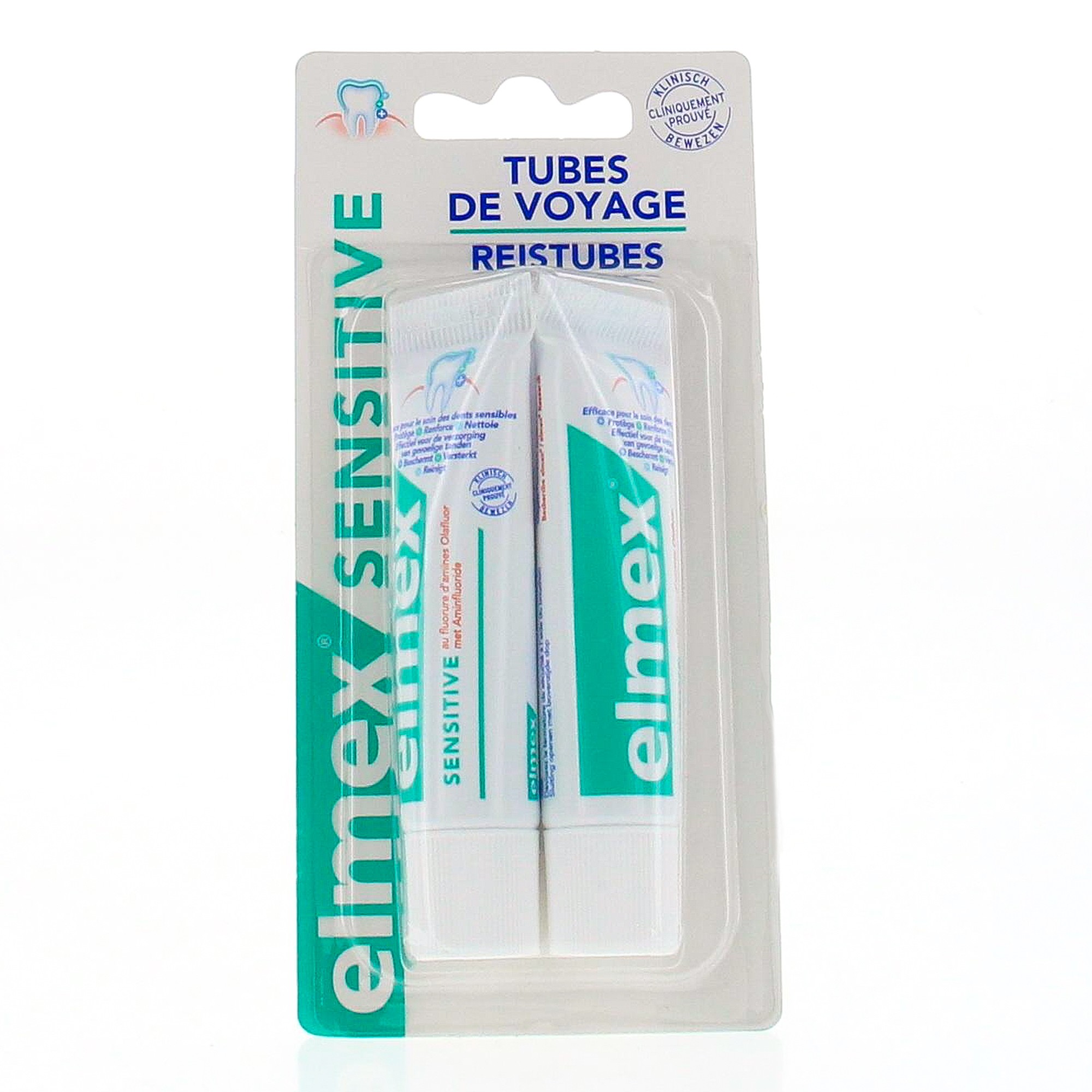 Elmex sensitive tubes de voyages 2x12ml - Pharmacie Agnès Praden à Alès