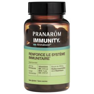 Pranarôm Aromaboost Immunity Immunité 60 Capsules - Pharmacie Agnès Praden à Alès