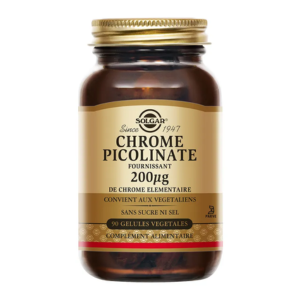 Solgar Chrome Picolinate 90 gélules - Pharmacie Agnès Praden à Alès