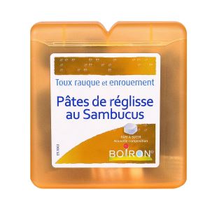 Boiron Pâte De réglisse Au Sambucus 70g - Pharmacie Agnès Praden à Alès