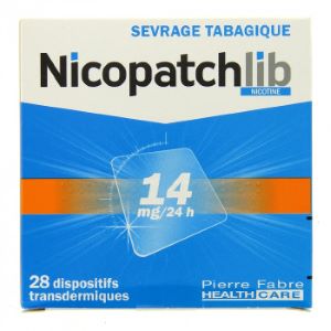 Pierre Fabre NicopatchLib 14mg Boîte de 28 Patchs - Pharmacie Agnès Praden à Alès