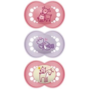 Mam Sucette Original + de 18 Mois Rose Lot de 3 - Pharmacie Agnès Praden à Alès