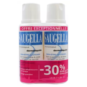 Saugella Dermoliquide Lot de 2 x 250 ml - Pharmacie Agnès Praden à Alès