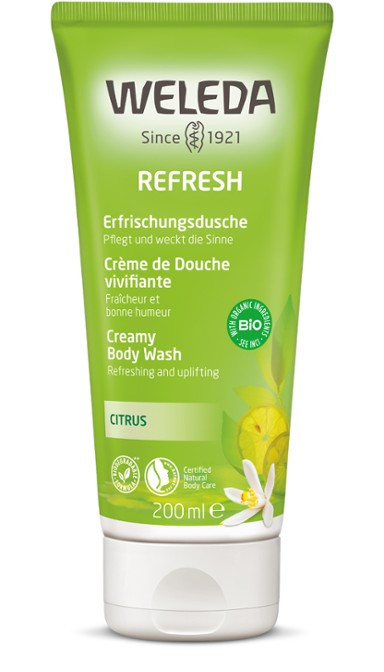Weleda Crème de douche citrus 200 ml - Pharmacie Agnès Praden à Alès