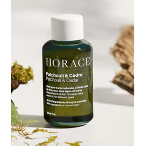 Horace Huile pour Barbe Patchouli & Cèdre 30 ml - Pharmacie Agnès Praden à Alès