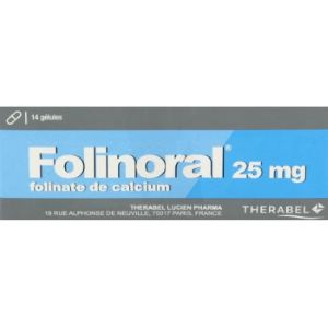 Therabel Folinoral 25mg 14 Gélules - Pharmacie Agnès Praden à Alès
