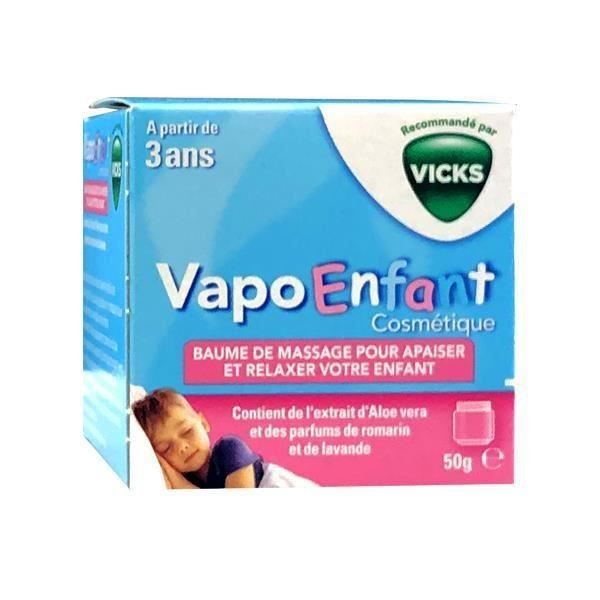 Vicks Vapoenfant baume de massage 50g - Pharmacie Agnès Praden à Alès