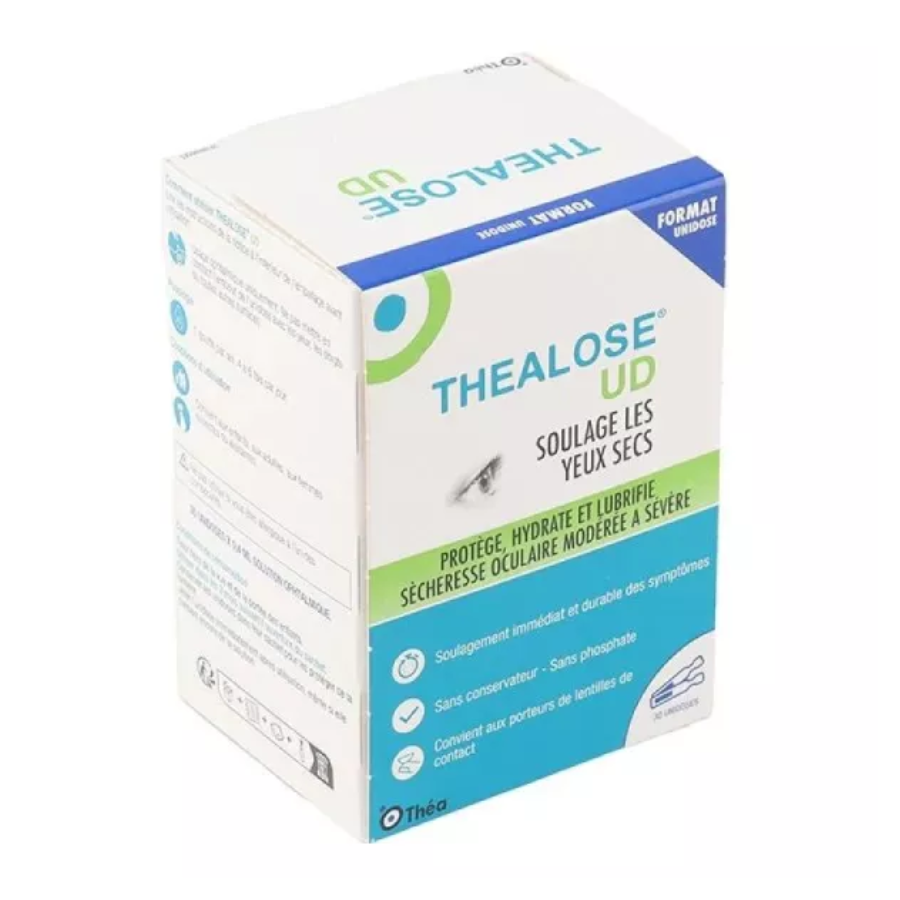 Théalose UD Solution Ophtalmique 0,4G BT30 - Pharmacie Agnès Praden à Alès