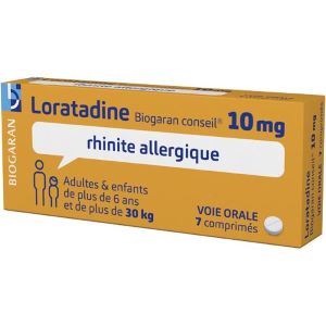 Biogaran Loratadine 10mg 7 Comprimés - Pharmacie Agnès Praden à Alès