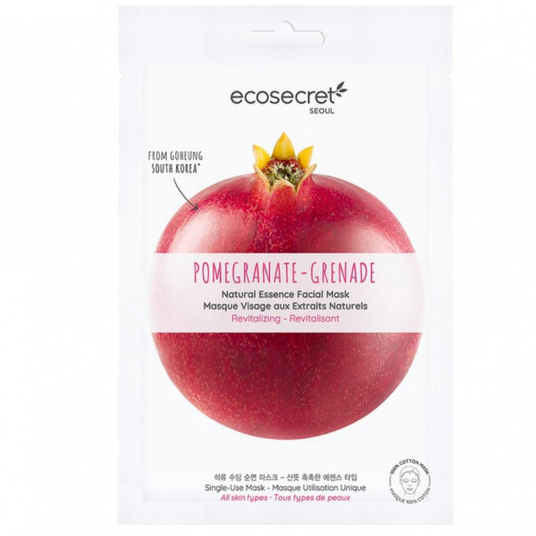 Ecosecret masque visage grenade revitalisant 20ml - Pharmacie Agnès Praden à Alès