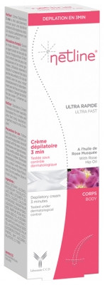 Netline Crème Dépilatoire 3 Minutes 150 ml - Pharmacie Agnès Praden à Alès