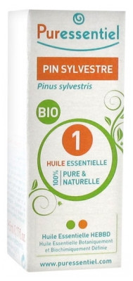 Puressentiel Huile Essentielle Pin Sylvestre Bio 5 ml - Pharmacie Agnès Praden à Alès