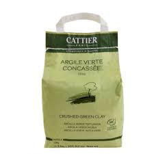Cattier Argile Verte Concassée 3 kg - Pharmacie Agnès Praden à Alès