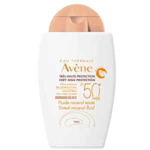 Avène Solaire - Fluide minéral teinté SPF 50+ 40 ml - Pharmacie Agnès Praden à Alès