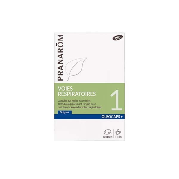 Pranarôm oléocaps + 1 voies respiratoires bio 30 capsules - Pharmacie Agnès Praden à Alès
