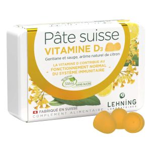 Lehning Pate Suisse Vitamine D3 40 Gommes - Pharmacie Agnès Praden à Alès