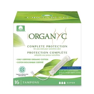 Organyc Tampon Applicateur 100% coton Bio Super x16 - Pharmacie Agnès Praden à Alès