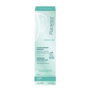 Placentor Végétal Fluide Purifiant Matifiant Peaux à Imperfections 40ml - Pharmacie Agnès Praden à Alès