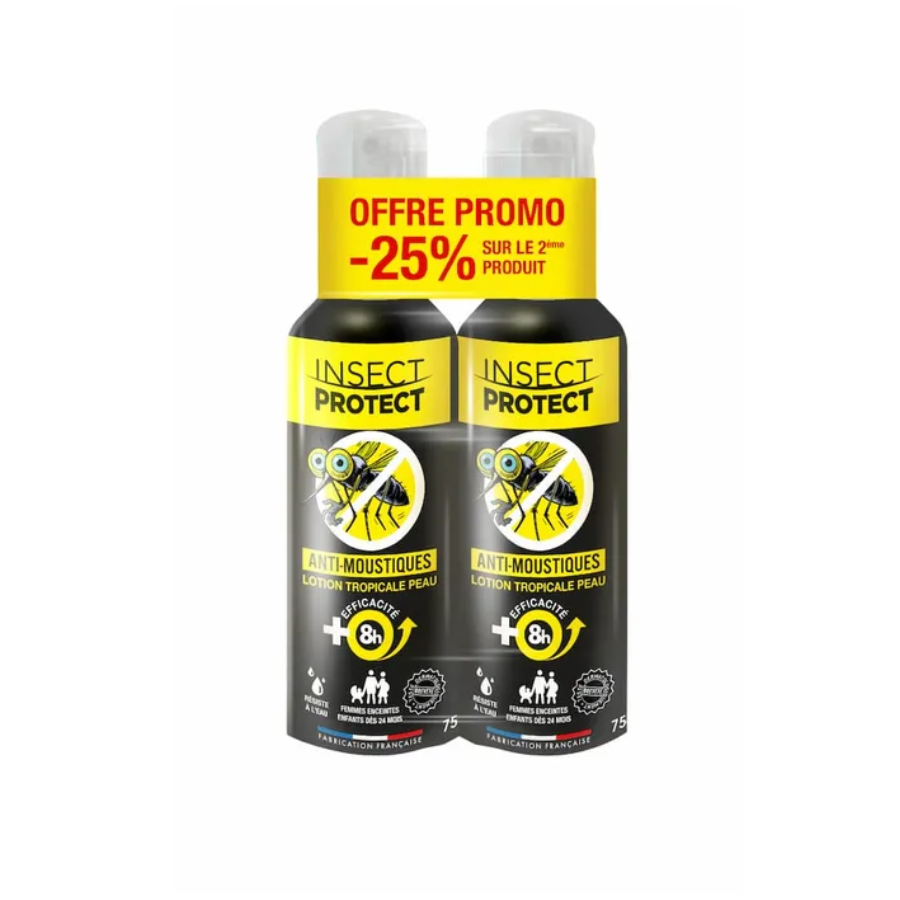 Insect Protect Lotion Tropicale 2x75ml - Pharmacie Agnès Praden à Alès