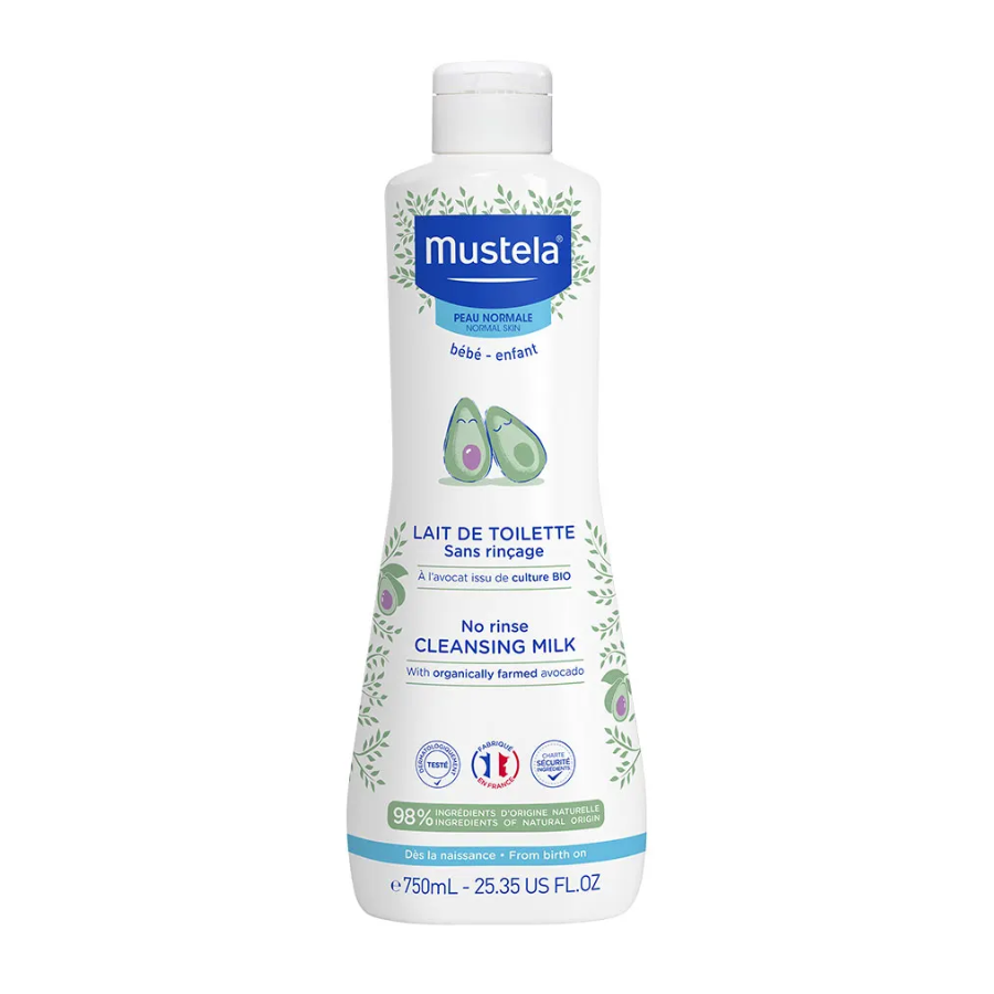 Mustela Lait Toilettes Sans Rinçage 750ml - Pharmacie Agnès Praden à Alès
