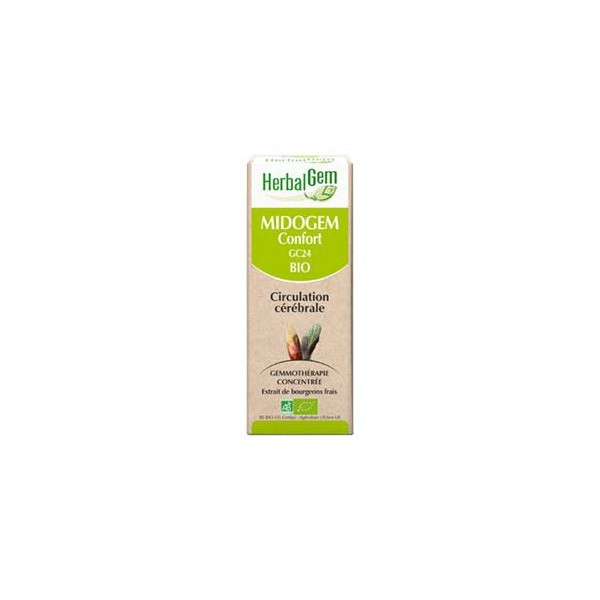 Herbalgem midogem confort gc24 bio circulation cérébrale 30ml - Pharmacie Agnès Praden à Alès