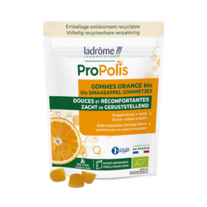 Ladrôme Gommes Propolis et Orange Bio 45 g - Pharmacie Agnès Praden à Alès