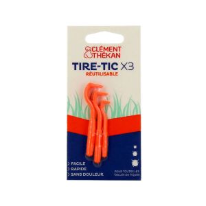 Clement-Thekan Tire-tic Réutilisable X3 Pour Toutes les Tailles de Tiques - Pharmacie Agnès Praden à Alès