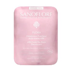 Sanoflore Flora 48H Recharge Déodorant - 50ml  - Pharmacie Agnès Praden à Alès
