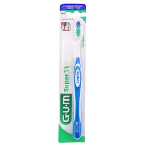 Sunstar Gum Brosse à Dents Super Tip 463 Médium  - Pharmacie Agnès Praden à Alès